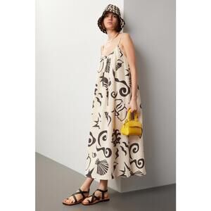 Untitled in Motion Multicolored Ophelia Abstract Dress Size M with Stains